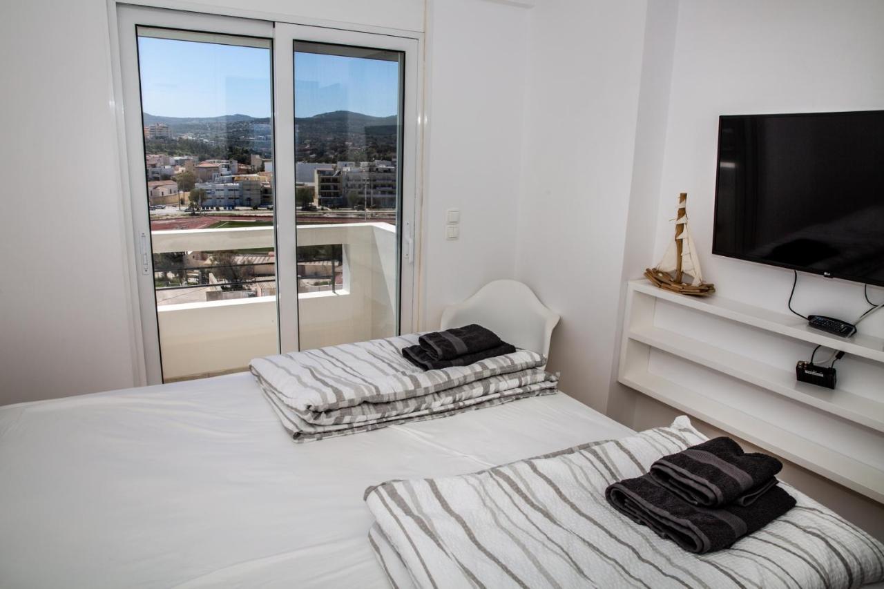 Komfort City Apartment "Elias" Mit Meerblick In Lavrio Exterior photo